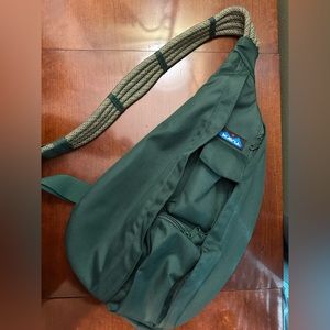 Kavu Emerald Green Rope Sling Backpack